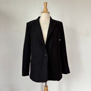 Classic Solid Black Blazer